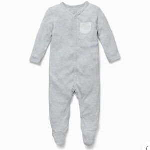 Mori Gray Kids One Piece Size 0-3M